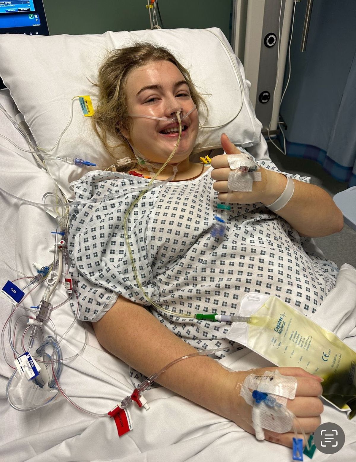 Madi was "physically fit" but started to become easily breathless and had a lack of energy at 17