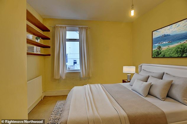 Artwork on a wall inside this property in Bristol district Bedminster has sparked conversation - suggesting not everything was it seems