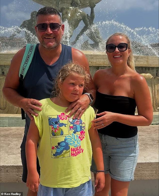 It comes after Ken Hadley, pictured, left, with his wife and daughter, said he was left terrified of their electric Volkswagen after it allegedly lost control on a busy motorway twice