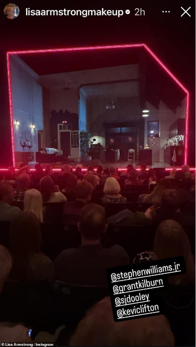 They met after Lisa - who heads the team that puts the glitz and glamour into Strictly Come Dancing - went along to watch Stacey Dooley and Kevin Clifton perform together in a play