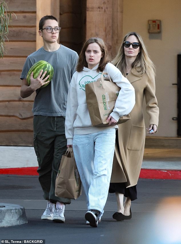 Jolie's impending move comes as her youngest children, twins Vivienne and Knox (pictured) prepare to turn 18. The milestone frees the actress from custody restrictions, and will allow her to finally leave LA