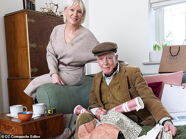 Nadine Dorries and Nicky Haslam, surrounded by wallpaper samples and fabric swatches, can't even agree on when they became friends