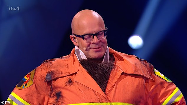 Speaking after his unmasking, Harry revealed his wife thought he was 'choking on a Pot Noodle' while he rehearsed at home