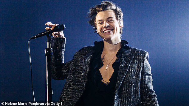 Mark will also be taking to the stage to perform during the star-studded evening as well as Harry Styles (pictured), Olivia Dean and Wolf Alice, confirmed in the line-up