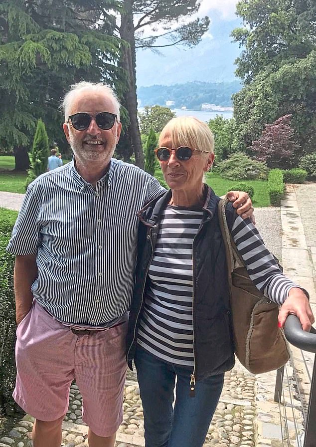 Nick Hanley and his wife Kate. Nick's mother Rita was from the famous Italian Cassinelli family who ran the 100-bed hotel and live music venue, the Casinelli Motor Inn just outside Wigan