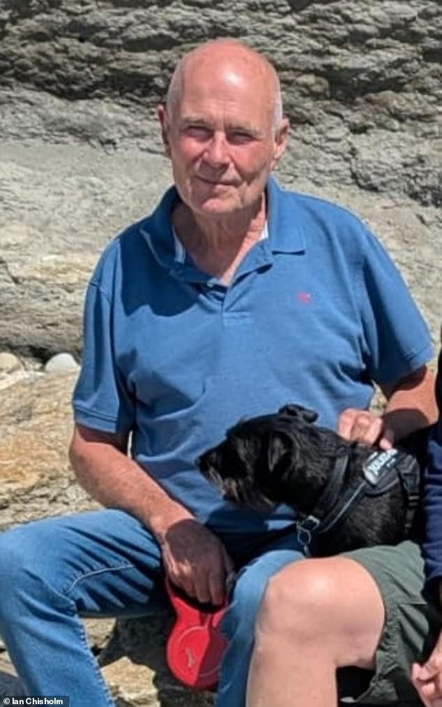 Ian Chisholm, pictured, has described the 'scary' moment he allegedly lost control of his electric Volkswagen ID.7 after the brakes stopped working and the lane assist system faltered