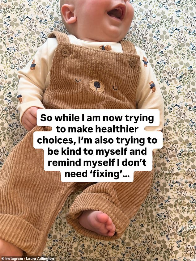 Laura added: 'Because not everyone ''bounces back''... and because the way I look has always been, and will always be, the least interesting thing about me'