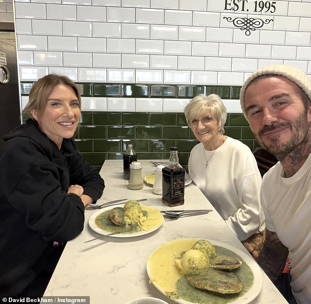 David, 50, who hails from Leytonstone in east London, often heads back to east London to enjoy the treat at Tony's Traditional Pie and Mash Shop and stays loyal to his humble roots