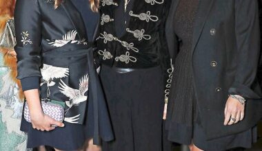 Fergie has been spending time with her youngest daughter, Princess Eugenie, 35,  (right), who has been attending an art fair in Doha, Qatar, in her role as a director at Hauser and Wirth (pictured together in 2017)