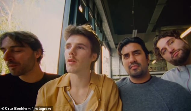 Cruz gave a sweet nod to his dad David as he shared a teaser for his new music video on Friday