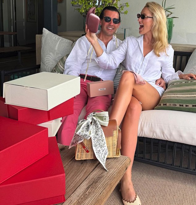 In another instalment of the Valentine's Day series, Leonora gets a pair of Miu Miu sunglasses