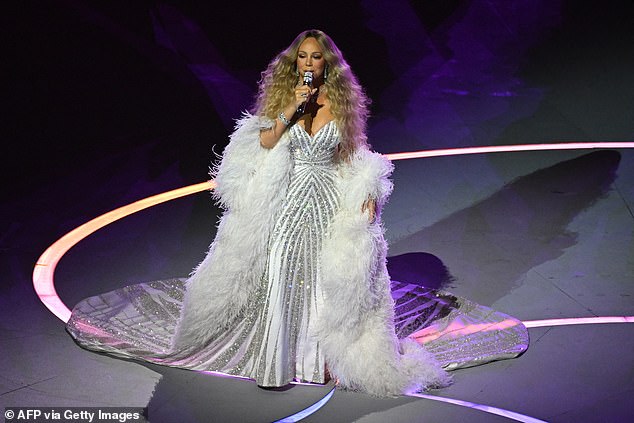 They think she can become the next Mariah Carey (pictured), who has sold more than 300 million records during her 35-year career