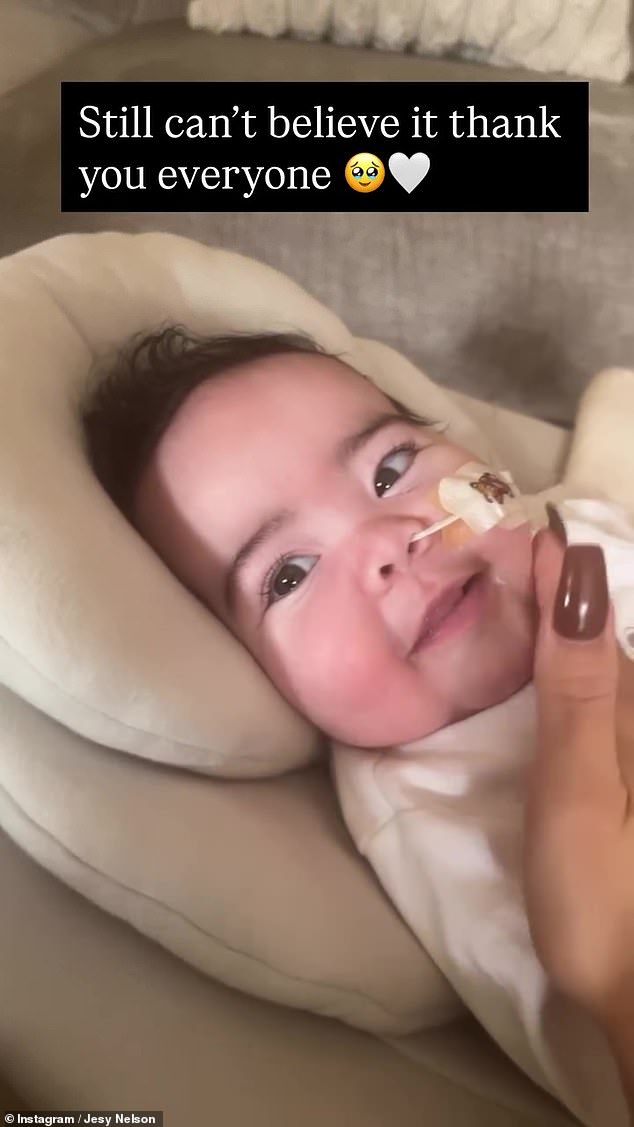 The star shared a video that showed her doting on her baby girls, after opening up about their diagnosis in the series