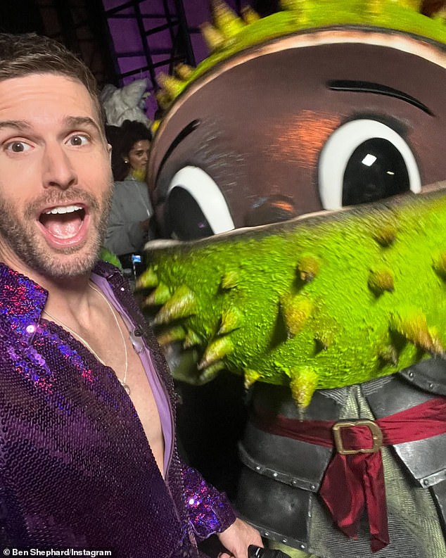 Keeping his identity under wraps proved even trickier given his close friendship with host Joel Dommett, who is not only a dear friend but also his podcast co-host