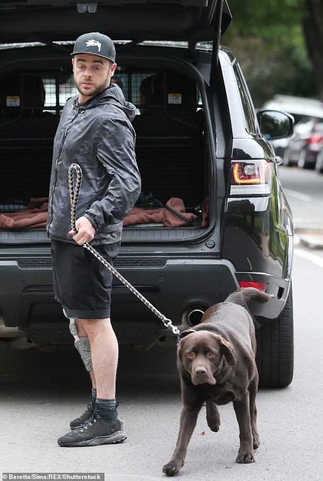 The presenter, 50, had previously shared the pet with his ex-wife Lisa, 49, with the pair entering a bitter custody battle over him following their split in 2018