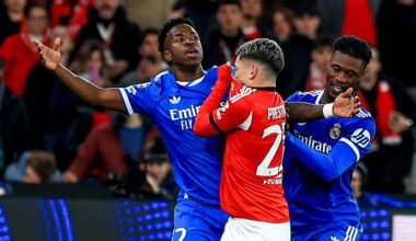Benfica vs Real Madrid - Champions League RECAP: Jose Mourinho is sent off in controversial clash, with PSG leading at Monaco