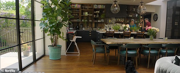 The plans previously revealed that Gordon was set to demolish his whole ground floor to add an extension with a modern glass design, to house his open plan kitchen and dining room