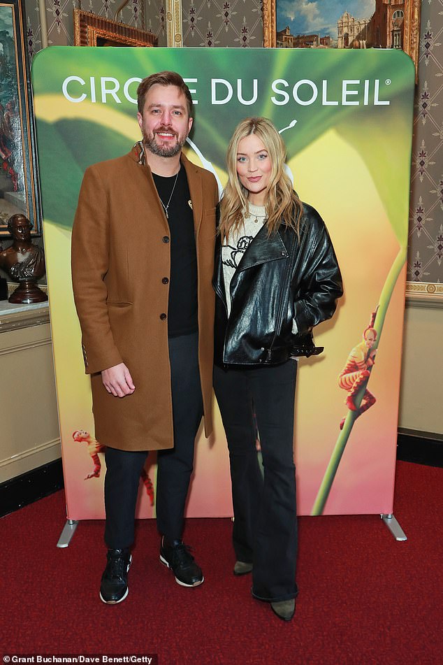 The couple were seen together just last weekend where Laura concealed her growing bump with a leather jacket