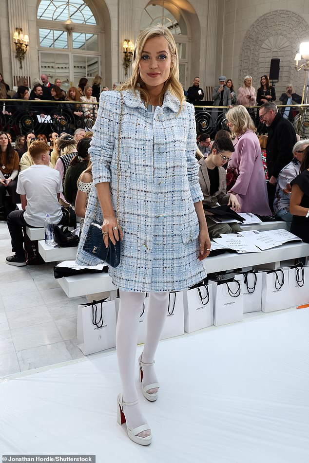 Laura Whitmore  incredible at the Paul Costelloe show earlier in the day