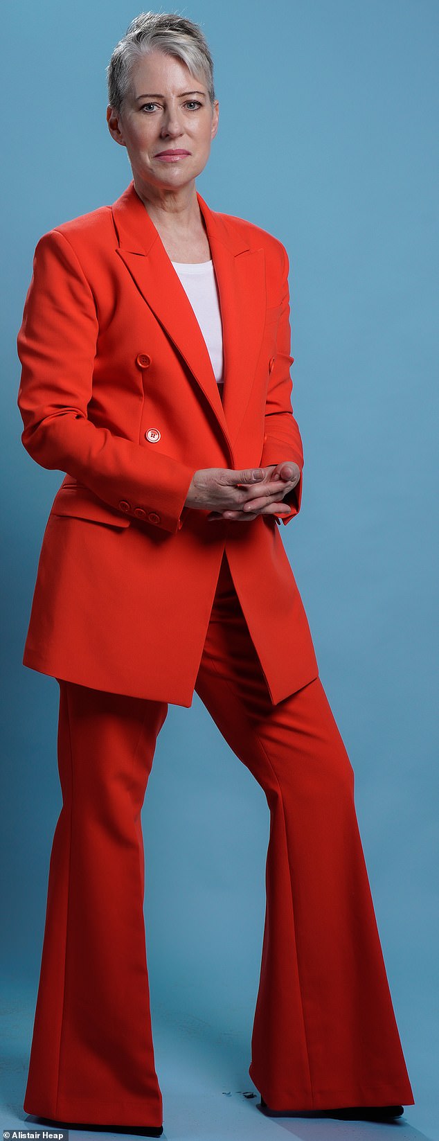 Ramsay's ex-mistress Sarah  Symonds, pictured, accuses him of whitewashing his past in his 'completely misleading and fake' new Netflix series