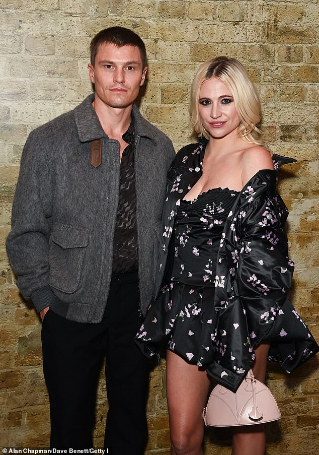 They are also proud parents to two-year-old son Albert and have not yet revealed their newborn baby's name