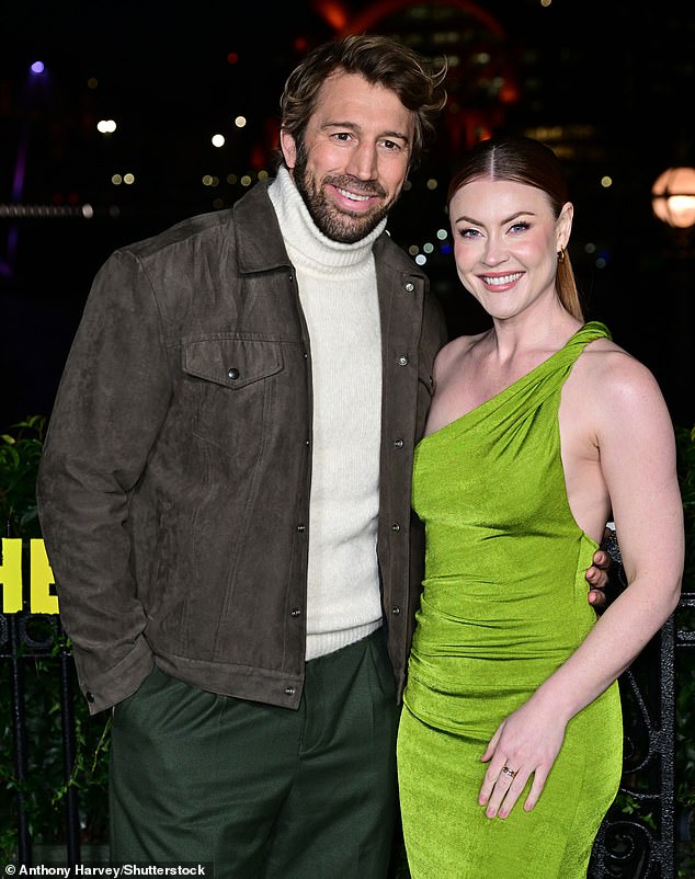 The opera star was joined by her husband Chris Robshaw at the premiere