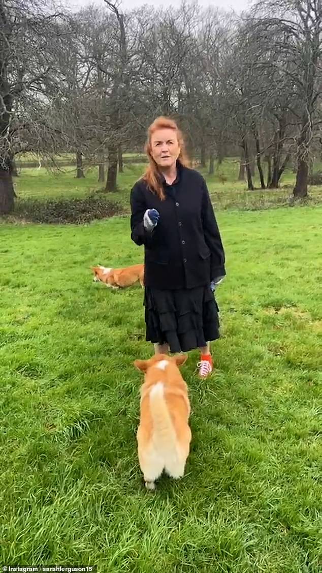 Andrew's ex-wife Fergie was particularly proud of taking the two famous dogs on and would regularly share social media updates and pictures of the pair, whom she described as ¿national treasures¿