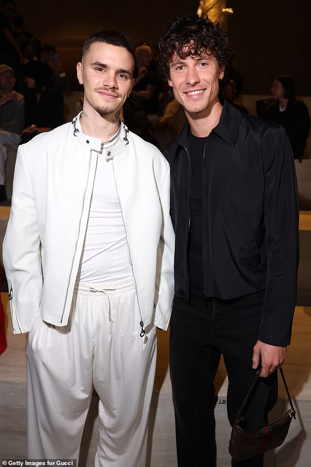 Romeo and Canadian singer Shawn, 27, also posed together for a snap at the show