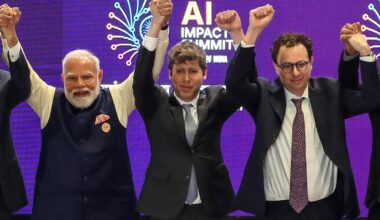 Sam Altman and Dario Amodei don't hold hands at India AI summit