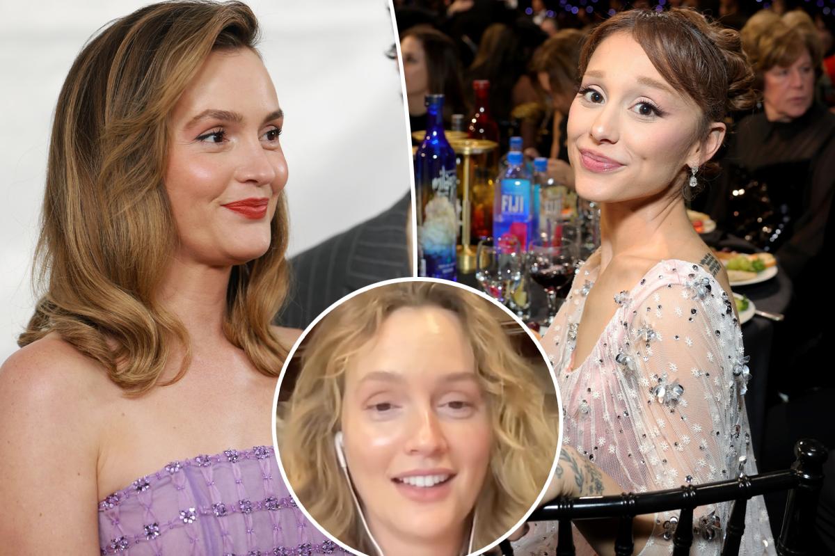 Leighton Meester defends exchange with Ariana Grande at Critics Choice Awards