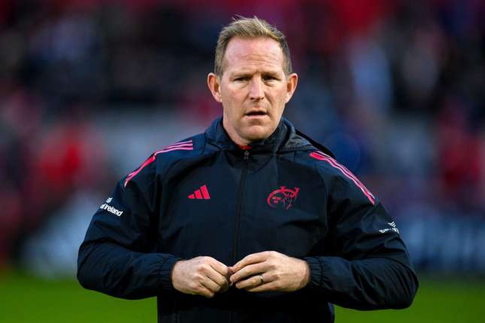 Munster senior coach Mike Prendergast. Photo: Brendan Moran/Sportsfile