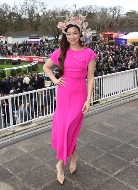 Meghan Scully pictured at the Ladbrokes Dublin Chase at the Dublin Racing Festival at Leopardstown RacecoursePicture Brian McEvoy