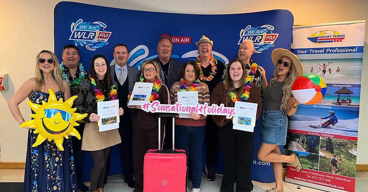 Four sunsational holidays won on WLR with Harvey Travel and Shannon Airport