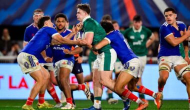 Ireland U20s suffer heavy defeat as France run riot in Six Nations opener