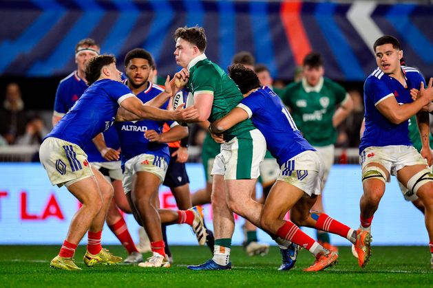 Ireland U20s suffer heavy defeat as France run riot in Six Nations opener