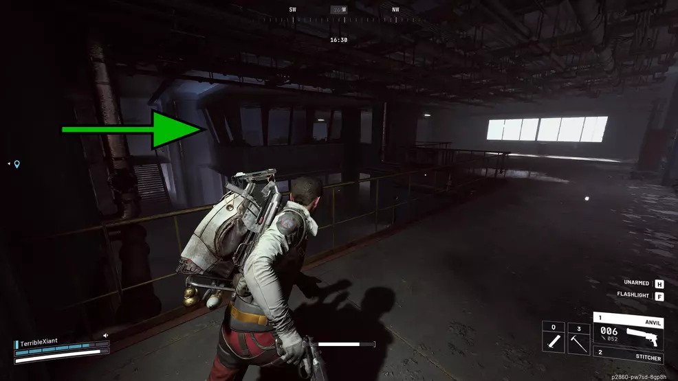 The dark foreman's office on Spaceport for the A Lay of the Land quest in ARC Raiders.