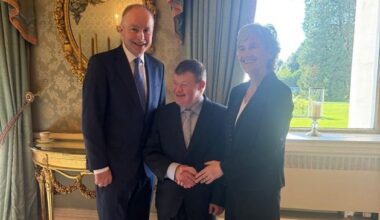Diarmuid O’Connell, son of GAA icon Mick, brings Kerry spirit to Áras an Uachtaráin