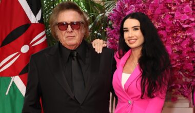 Don McLean, 80, celebrates 10th anniversary with girlfriend Paris, 31