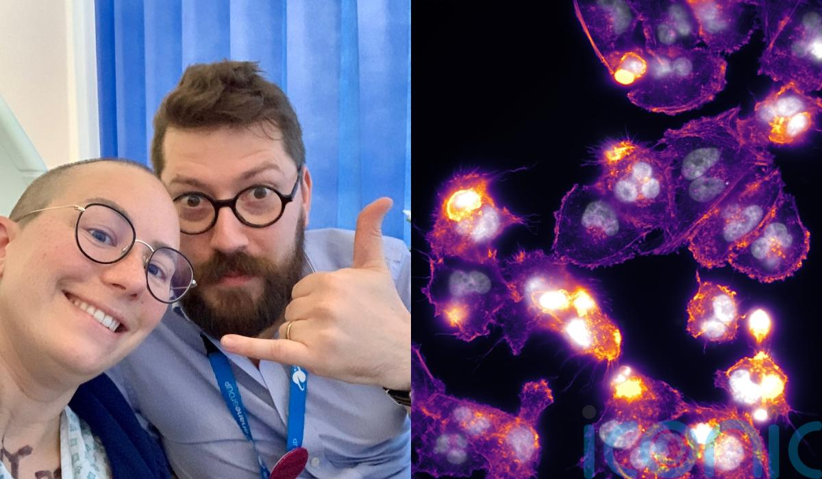Scientist whose wife has incurable cancer creates large-scale breast cancer cell images to show ‘beauty in everything’