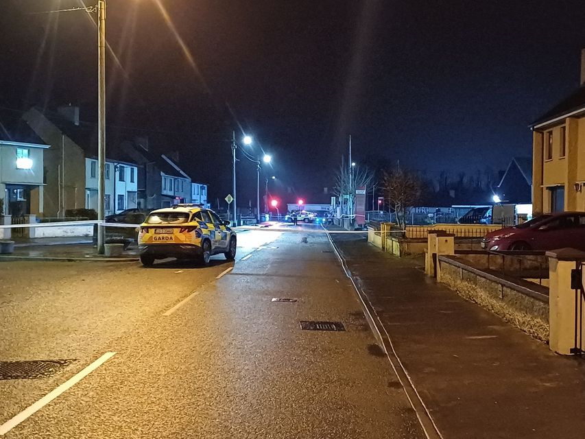 Both entrances to Teffia Park were closed off to traffic on Monday night.