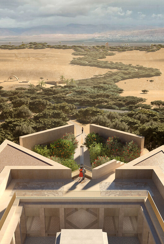 Níall McLaughlin Architects Wins International Competition for Museum of Jesus’ Baptism at Bethany, Jordan - Image 2 of 9