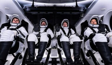 Four new astronauts arrive at International Space Station