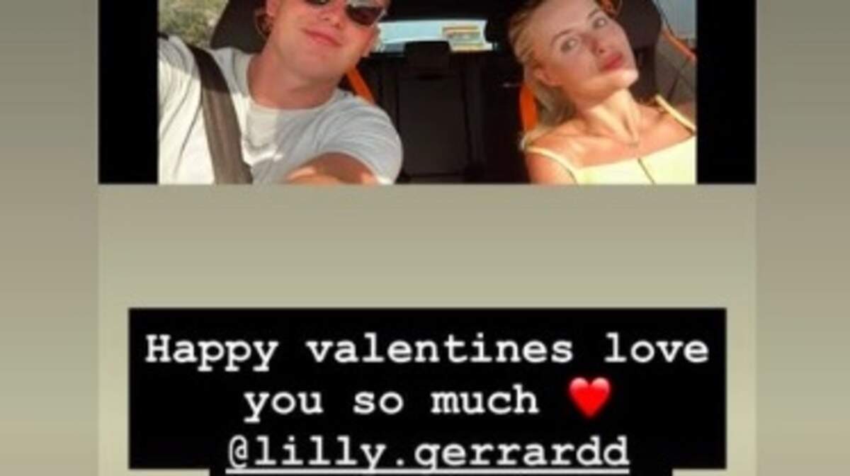 Steven Gerrard's daughter Lilly-Ella posts St Valentine's Day tributes to son of crime boss