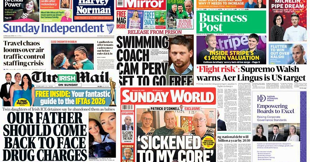 What the papers say: Sunday's front pages