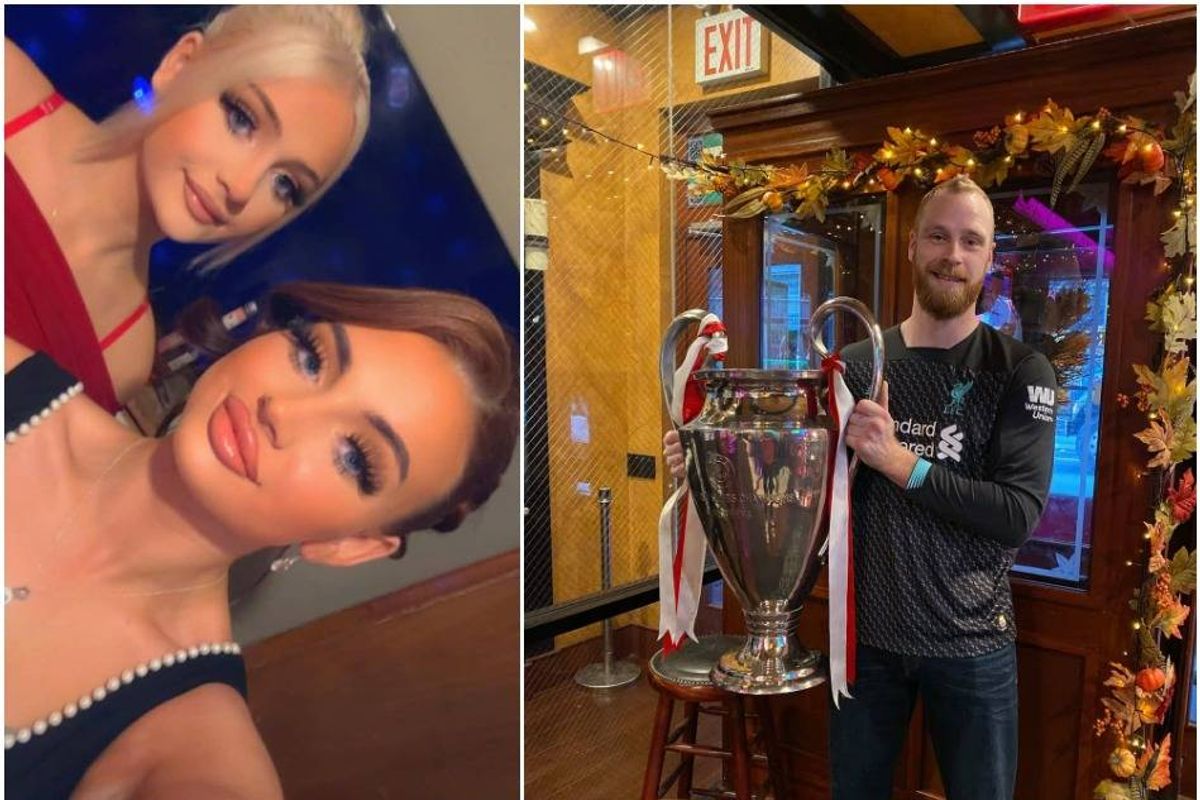 Sisters Melissa (L) and Heather (R) on the left side of the image, with dad Seamus Culleton on the right