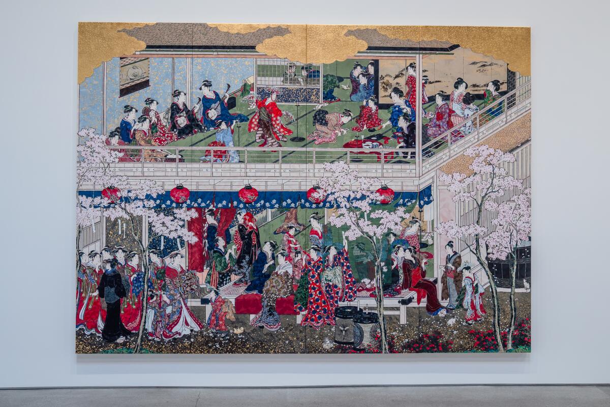 A Japanese painting.