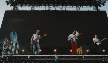 Korean indie rock band The Rose plays at Coachella Valley Music and Arts Festival in 2024, in a scene from the documentary “The Rose: Come Back to Me” / Courtesy of Rock and Rose Films