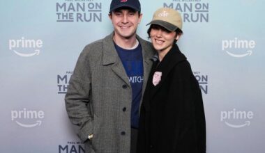 Paul Mescal poses with Gracie Abrams at Paul McCartney documentary screening