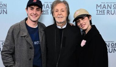 Paul Mescal poses with Gracie Abrams at Paul McCartney documentary screening