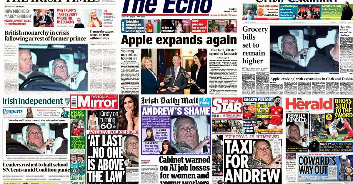 What the papers say: Friday's front pages